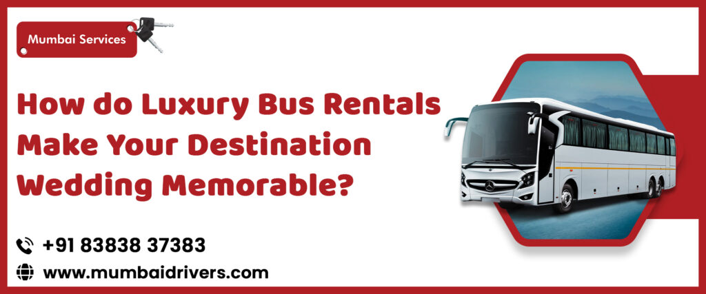 luxury bus booking for weddings