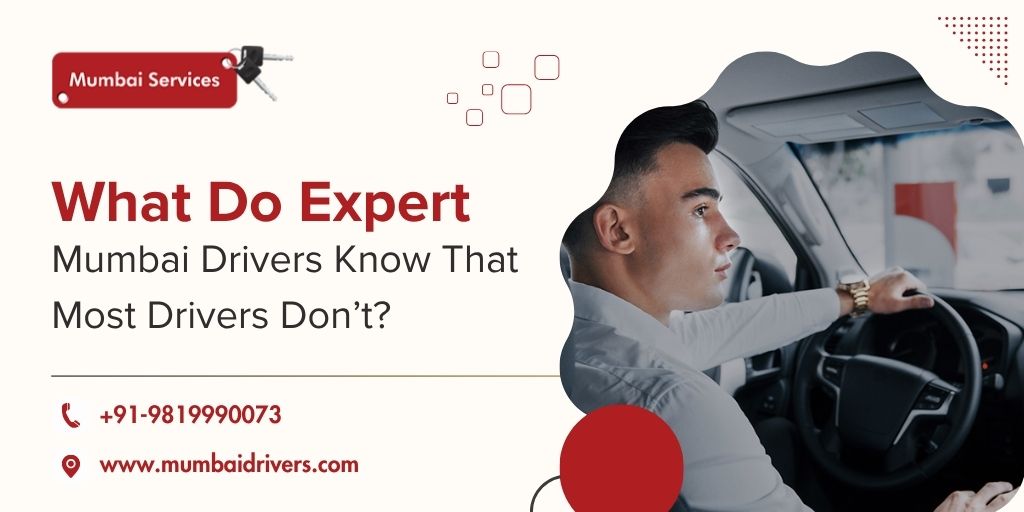 Professional driver in Mumbai driving a car, highlighting expert driving skills and chauffeur services in Mumbai.